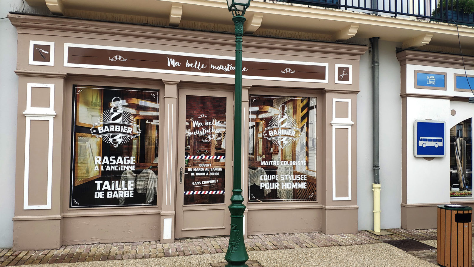 Nouvelle vitrine Marriott - Barbier